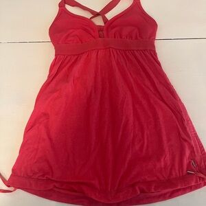 Lululemon Athletica Red Tank Top